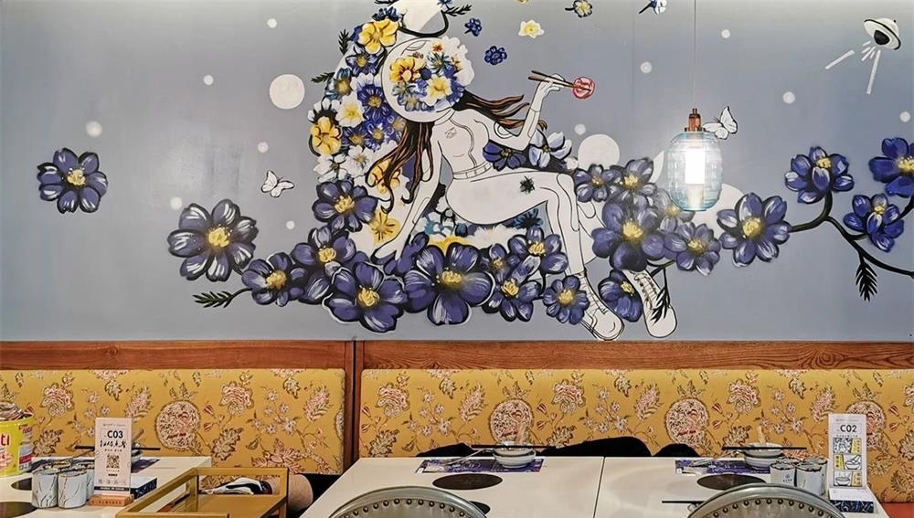 光影故事 | 蓝波斯菊 火锅界的名媛范儿