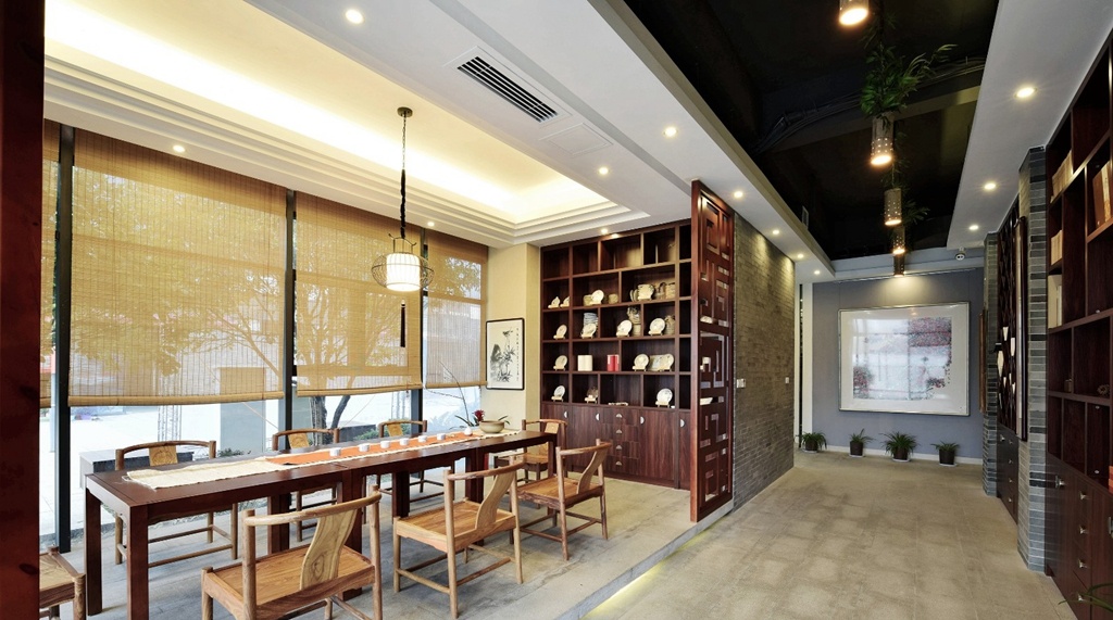 不器斋艺术茶室展厅，反面商业照明案例点评