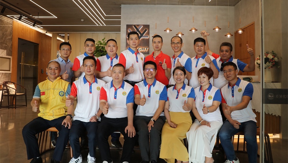 神话照明 | 欢迎广东狮子会长缘服务队一行，莅临神话南城办召开会议